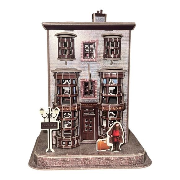 3D Puzzle Harry Potter Ollivanders Wand Shop 66 Pc 3D Jigsaw Assembled - Picture 3 of 9